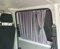 BREMER SITZBEZÜGE Maß Gardinen Vorhänge Sonnenschutz kompatibel mit VW T5 T6 T6.1 Transporter Caravelle Kurzer Radstand nur für Schiebetür gegenüber und Heckklappe 3 Fenster Set in Grau Camping 716-1