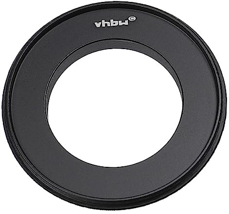 vhbw 58 mm Retroadapter kompatibel mit Panasonic Lumix DMC-GX80, DMC-GX800, DMC-GX8 Kamera - Umkehrring für 58 mm Objektiv