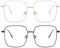 Dollger Lunette anti Lumiere Bleue Femme Homme anti Fatigue Filtre UV Monture de Lunettes pour Ordinateur, Gaming Lunettes, anti Reflets