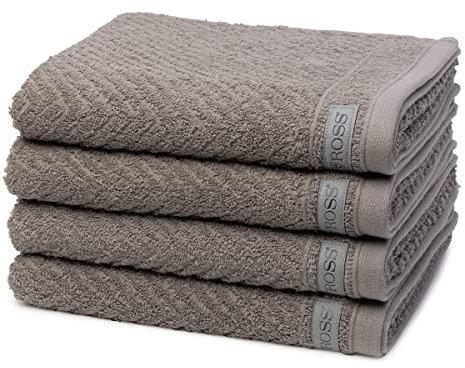 Ross - Smart - 4 X Handtuch - im Set (50 X 100cm Flanell)