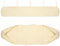 Funda Protectora Toldos, 420D Oxford Tarpaulin Awning Bolsa de Almacenamiento Solar Impermeable contra la Nieve de Polvo, para Patio Cubierta Retráctil, Jardín Al Aire Libre y Muebles (2.5M Beige)