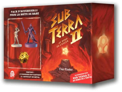 Sub Terra 2 (Figurenpaket des Basisspiels) – Gesellschaftsspiel – französische Version