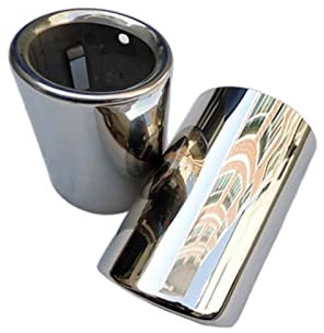 ANTWAX Auspuffblende Edelstahl Geeignet Für VW Für Golf 6 Für Mk6 Zubehör 1.4 Für TSI Zubehör Schalldämpfer Endrohr Schalldämpfer Rohr Endrohr (Farbe : YS)