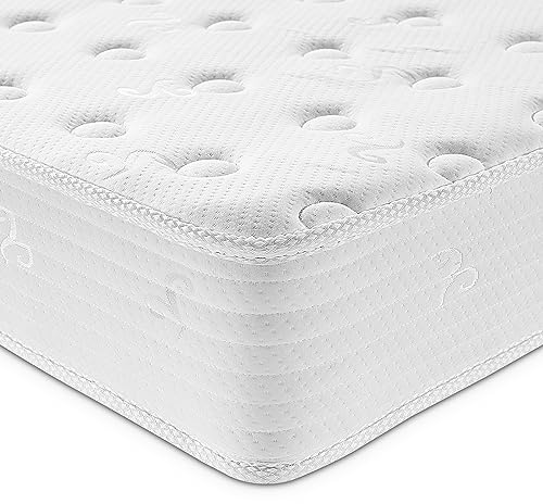 Good Nite Doppelmatratze, Taschenfederkern mit Memory-Schaum, mittelfeste Matratze, atmungsaktiver Stoff, 20,3 cm tief, Doppelbett, 135 x 190 x 20 cm