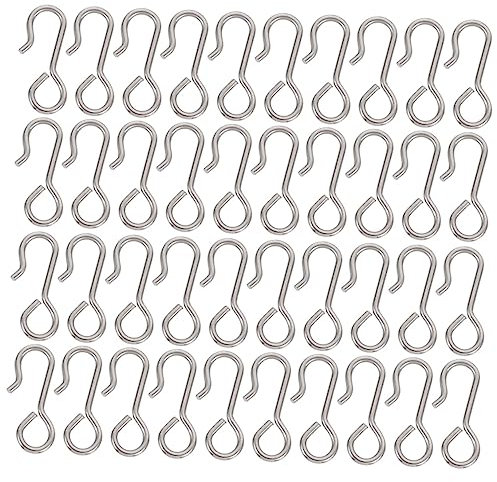 Beatifufu 50pcs Car Seat Covers Hooks Durable Iron S Hooks for Easy Installation of Auto Seat Covers Universal Fit