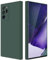 GiiYoon Hülle Kompatibel mit Samsung Galaxy Note 20 Ultra, Hochwertiges Liquid Silicone Case, Rundumschutz Handyhülle, Kratzfestes Weiches Mikrofaserfutter- grün