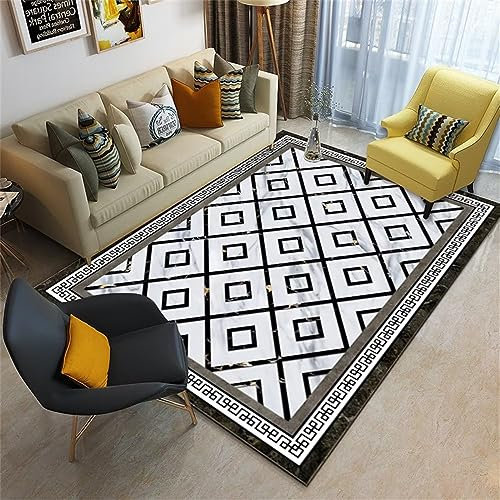 Kunsen Outdoor- Teppich Wohnzimmer im chinesischen Stil für schwarz Flickenteppich rug200X300CM