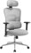 SONGMICS Bürostuhl ergonomisch, Schreibtischstuhl, hohe Rückenlehne, Computerstuhl, höhenverstellbare Lordosenstütze, verstellbare Kopfstütze, Armlehnen, Homeoffice, Taubengrau OBN070G01