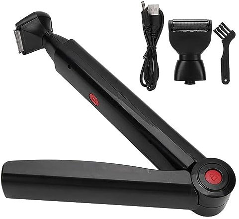 Afeitadora eléctrica para el pelo de la espalda | Afeitadora y recortadora eléctrica para depilación de espalda | Depilación portátil de piernas de cuerpo completo para mujeres y hombres,
