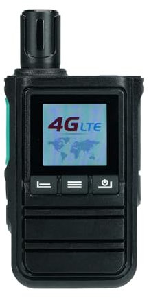 Retevis L61 Teléfono Walkie Talkie 4G de Alcance Ilimitado con GPS, 2500 mAh, Tipo C, Smartphone Resistente de Largo Alcance para Auto-Conducción Tour, Viajes y Emergencias (Negro, 1 Pcs)