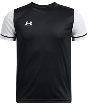 Under Armour Boys Challenger Jersey, (001) Black/White/White, Large