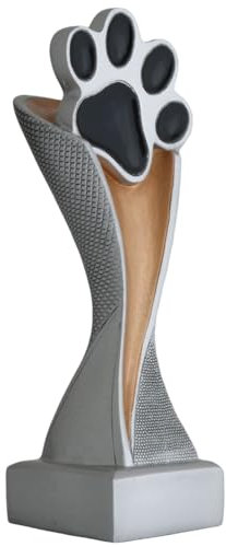 KDS Pokal L Hund Hundepfote Serie METZ mit Gravur