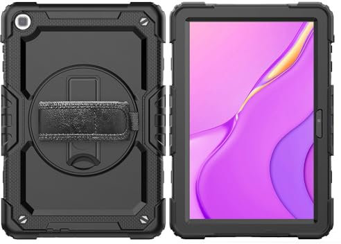 Custodia protettiva per tablet Custodia resistente Compatible with tablet compatibile con Huawei Matepad T10 9,7 pollici/T10s 10,1 pollici 2021 Custodia con protezione schermo e portapenne, custodia r