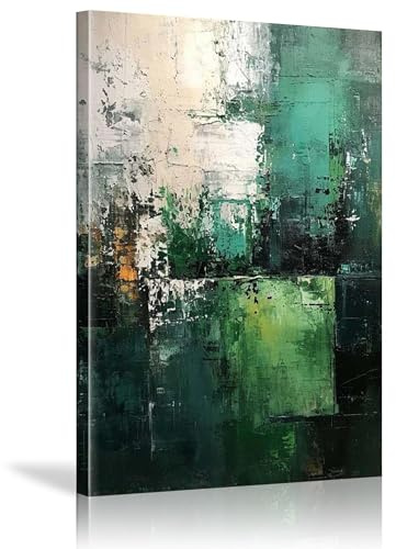 Bilder Marmor Style Grün Abstrakt 60x40 cm Modern Leinwandbild Groß XXL Wohnzimmer Schlafzimmer Wandbild deko Kunstdruck Canvas Desing Wand Bild auf Leinwand Aufhängefertig