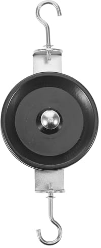Balacoo Einzelrolle mit Haken für Physik Experimente aus Eisen und Kunststoff Sicher und Langlebig für Schüler und Unterricht im Bereich Flaschenzug