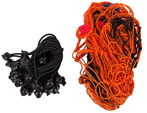 Franklin Sports Unisex-Erwachsene Ersatznetz und Spanngurte, 1,2 x 1,8 m, Orange, 4' x 6'