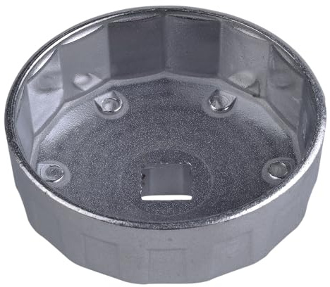 SW-Stahl 08450-75/15 Ölfilterschlüssel - 75 mm x 15 Kanten - 1/2 Zoll | Passend für GM, AC, Ford und Isuzu Modelle - Gehäuse aus Aluguss - Kompatibel mit 12,5 mm Antrieb - Hochwertige Qualität