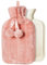 CityComfort Hot Water Bottle Faux Fur (Pink Prosecco)