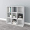 WestWood PB 3 Tier 9 Cube Bookshelf Bookcase Stand Storage Display Shelving Unit Home Furniture Study Office Cupboard Cabinet Rack Divider PB02 White