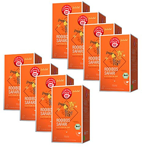 Teekanne Selected Rooibos Safari Bio Luxury Cup Pyramidenbeutel 40g / 8er Pack