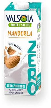 Valsoia, Liquido, Bevanda Mandorla gluten free, Zero Zuccheri, 1L
