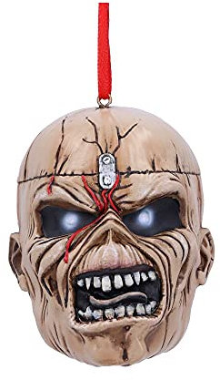 Nemesis Now Iron Maiden Trooper Eddie Hanging Ornament 7.5cm, Resin, Beige, Officially Licensed Iron Maiden Merchandise, Iron Maiden Collectible, Cast in the Finest Resin, Expertly Hand-Painted