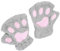 Fingerlos Handschuhe Winter Katze Claw Bear Pfote Plüsch Fäustlinge Niedliche Cartoon Halbfinger Handschuhe Warme Fausthandschuh Outdoor Dicke Handwärmer