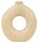Décopatch HD071C - Vase aus Pappmaché, Ringform, 21cm, für Wohndeko, einfach zum Verzieren, Kartonbraun, 1 Stück Vase Ring
