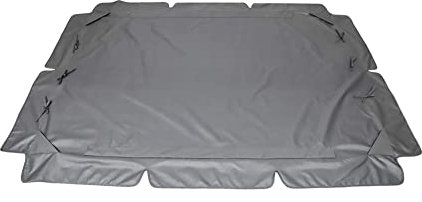 Swing Chair Canopy Replacement - 3 Seater Garden Seat Cover, Waterproof Rip Proof Hammock Cover (Grey, Large)