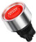 GUUZI Start Motor Knopf Auto Gleichstrom 12V/50A Auto Start Motor Knopf Licht Knopf Start Zündungs Druckknopf für Rennsport EIN-Aus Momentan Druckknopf (Rot)