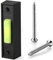 Vklopdsh Interruptor de Apertura de Puerta de Garaje Universal 41A4166 BotóN Pulsador Montado en la Pared Iluminado Cable Acabado Negro BotóN