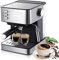 Traditional Pump Espresso Machine with Foaming Milk Wand,15 Bars Espresso Coffee Maker,1.6L Removable Water Tank Coffee Machine