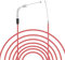 Windance Câble d'accélérateur de 190cm/74.8, câble d'accélérateur de carburateur Ajustable pour Honda/Yamaha/Keihin GY6 Scooter ATV (Rouge) (Rouge)