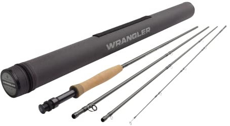 Redington Wrangler Fliegenfischrute, 4-teilige Fliegenrute, strapazierfähiges Nylon-Reiseschlauch, 1,8 m, 2,8 m