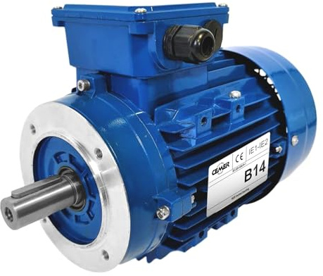 Elektromotor Dreiphasig 230/400V 3PS Cemer Ms 2,2 KW 3000 U/min Asynchron Flansch B14 Schutz Ip 55