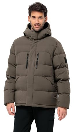 Jack Wolfskin M Daunenjacke für Herren, Eiskaffee, XL