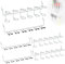 efuturetime 6 x Crochet Panneau Perforé Mural, Rangement Outils Mural Metal, Panneau Mural Outils pour Tournevis, Ciseaux, Pinces