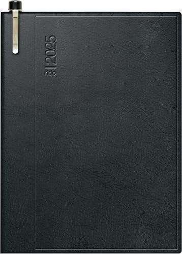 rido/idé Taschenkalender Mod. partner/Industrie I 2025 | A7, Kunststoff, schwarz