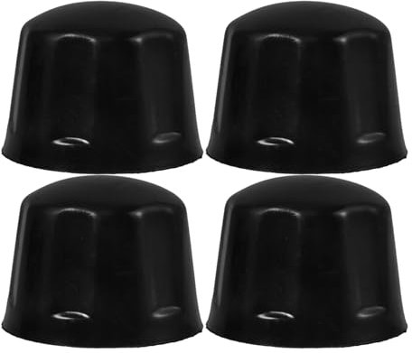 OUNONA 4St Schmiernippel Kappe Quad Teile Bremsentlüfter Schraubkappe Zubehör Kappe Radnabenfelgen-Gummikappen Gummi Staubschutzkappe Bremsentlüftung Nippelkappe Zerk Zubehör Kappe Auto für Quad-ATV