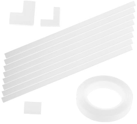 ANDRESLAD 1ensemble Câbles Muraux Système De De Câbles pour Téléviseur Et Électronique Facile à Installer Design Moderne Et Pratique Blanc