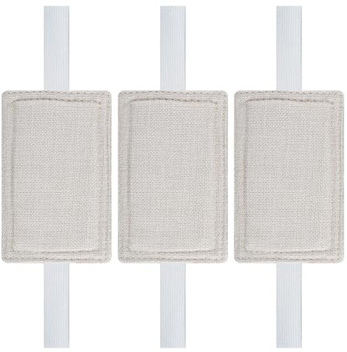 Lotsdonxia 3 Pcs Door Silencer Cushion Noise-Reducing Door Stop for Quiet Closure Fit Most Doors and Shapes for Bedrooms and Nurseries (14 * 9cm)