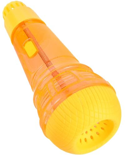 Vaguelly Kids Echo Microphone Toys Plastic Play Microphones Voice Amplifying Microphone Karaoke Singing Toy Kindergarten Teaching Tools for Boys and Girls Orange