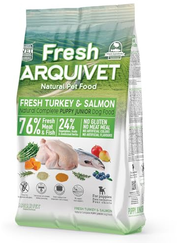 Arquivet Fresh Puppy Junior Pavo & Salmón 2,5Kg - Pienso Semihúmedo