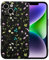 RALEAVO Flower Case for iPhone 14 Plus (6.7”), Girls Floral Silicone ShockPlusof Case Cover with Cute Patterns Plustective Case for iPhone 14 Plus-Black