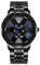 Ghzste Sportwache für Männer Rennen Uhren Rotatable Car Rim Wheel Wheel Hub Design Sport Uhren Edelstahl wasserdichte Uhr (C)