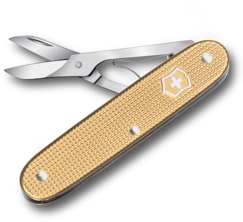 Victorinox Companion X Alox Pocket Tool with Precision Scissors, Single Function Tool, Compact, Lightweight, Swiss Made, Gold
