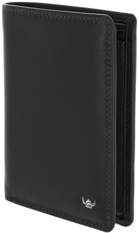 Golden Head Leder Geldbörse Polo RFID Protect Kombischeintasche 1348 Schwarz