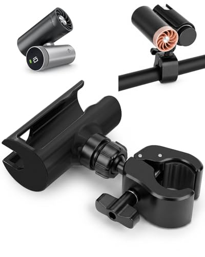 BoomBa Portable Fan Clamp Attachment for Shark ChillPill 3-in-1 Personal Cooling Fan – Adjustable Mount for Strollers, Bikes, Golf Carts, Gym Equipment & More