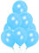 Light Blue Balloons 25 Pack, Large 12 Inch Thick Latex Biodegradable Helium Party Balloons for Birthday, Wedding, Baby Shower, Valentine's Day Events Decoration for Balloon Arch Garland
