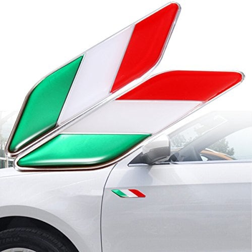 Alamor Itllian Italien Fahne Aufkleber Emblem Aufkleber Dekor Für Pkw LKW Laptop